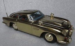 James Bond 007 Aston Martin DB5 in Gold by Gilbert