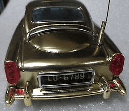 James Bond 007 Aston Martin DB5 in Gold by Gilbert