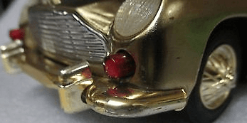 James Bond 007 Aston Martin DB5 in Gold by Gilbert