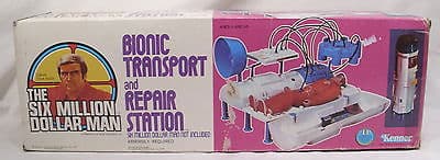 KENNER SIX MILLION DOLLAR MAN ROCKET BIONIC REPAIR STATION PLAYSET 1975 BOXED