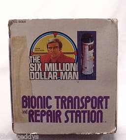 KENNER SIX MILLION DOLLAR MAN ROCKET BIONIC REPAIR STATION PLAYSET 1975 BOXED