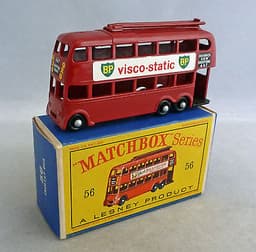 Lesney Matchbox Toys MB56a Trolley Bus "VISCO-STATIC"