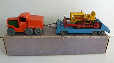 Lesney Moko Prime Mover Trailer & Bulldozer