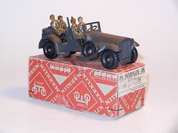 MARKLIN Original 8021/11G Horch Field Car with soldiers and box PRE-WAR