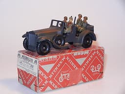 MARKLIN Original 8021/11G Horch Field Car with soldiers and box PRE-WAR