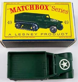 U.S. Army M3 Personnel Carrier Half-Track by Matchbox Moko Lesney