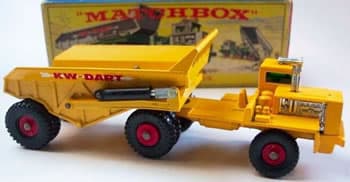 KW Dart Dump Truck by Matchbox King Size