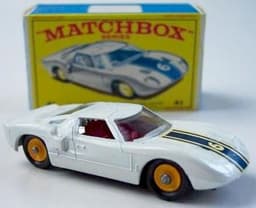 Ford GT Racing Car by Matchbox Lesney
