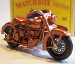 Harley Davidson Motor Cycle and Sidecar by Matchbox Moko Lesney