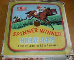 Spinner Winner Horse Race Game by Mettoy