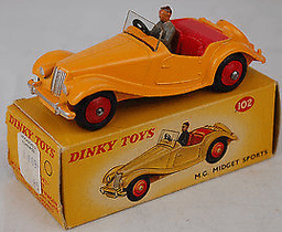 Mg Midget Sports Car by Dinky Toys Ref 102