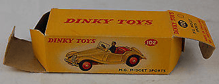 Mg Midget Sports Car by Dinky Toys Ref 102
