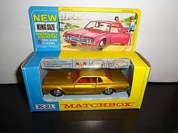 Original Matchbox Lesney King Size K-21 Mercury Cougar EX-SHOP Stock MIMB