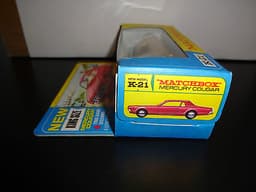 Original Matchbox Lesney King Size K-21 Mercury Cougar EX-SHOP Stock MIMB