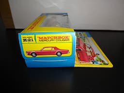 Original Matchbox Lesney King Size K-21 Mercury Cougar EX-SHOP Stock MIMB
