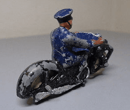 Police Motorcycle 37b by Dinky Toys