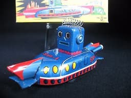 RARE VINTAGE 1955 SP-1 FUTURISTIC FRICTION ROBOT SPACE MAN CAR USAGIYA JAPAN