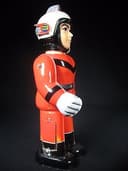 RARE VINTAGE MAT ASTRONAUT SPACE ROBOT BATTERY OPERATED TOY BULLMARK JAPAN