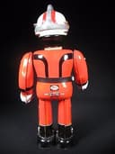 RARE VINTAGE MAT ASTRONAUT SPACE ROBOT BATTERY OPERATED TOY BULLMARK JAPAN