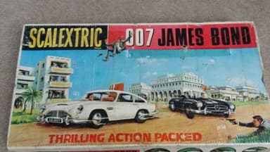 Scalextric james bond 007 set complete condition
