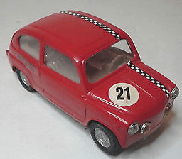 Scalextric Race Tuned Fiat Tc 600 Bambino Red C99