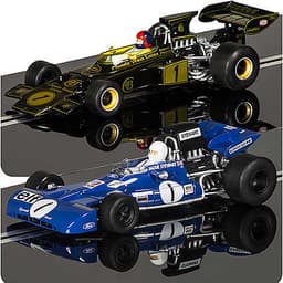 SCALEXTRIC Slot Car C3479A GP Legends - Tyrrell 003 vs Team Lotus Type 72E