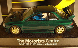 Scalextric Subaru Imprezza Green Motorists Centre C2118