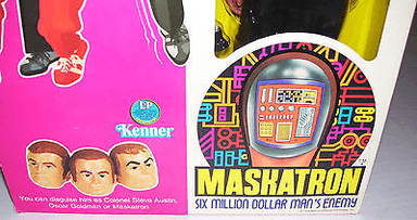 Six Million Dollar Man Maskatron Action Figure by Kenner