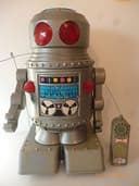 VINTAGE 1980s SPARKY - XZ RADIO CONTROL BATTERY ROBOT EXTREMELY RARE WITH BOX