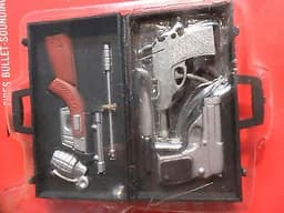 VINTAGE GILBERT GLIDROSE 16543 JAMES BOND 007 GUN CASE & M\'s DESK ~ STILL SEALED