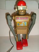 VINTAGE MARX TOYS MADE IN JAPAN 1960\'S MR MERCURY ROBOT ORIGINAL WORKING COND