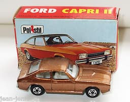 Vintage POLISTIL Ford Capri II Diecast Car Model Italy RJ18 Club 33 Politoys