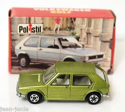 Vintage POLISTIL Volkswagen VW Golf Diecast Car Model Italy RJ51 1970\'s Politoys