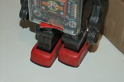 VINTAGE SH HORIKAWA JAPAN FIGHTING ROBOT GEAR MODEL SPACE FIGURE METAL TOY