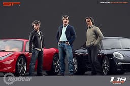 1/18 The Top Gear Trio VERY RARE!!! figures for1:18 CMC Autoart Ferrari BBR MR