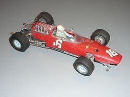 1:24 Scalextric Triang 24C Slot Car Ferrari Formula 1 F1 Ace Super 124 GP 1960s