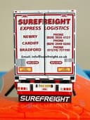 1:50 Irish Tekno truck SUREFREIGHT Scania 143m V8 450 + Curtainsider + Cert