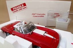1967 CHEVROLET CORVETTE CONVERTIBLE DANBURY MINT DIECAST 1:24 BOXED CERT