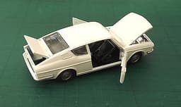 1970 AUDI 100S COUPE IN WHITE MINT BOXED VINTAGE ISSUE BY MARKLIN