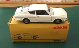 1970 AUDI 100S COUPE IN WHITE MINT BOXED VINTAGE ISSUE BY MARKLIN