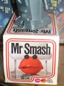 1970s Vintage Marx Cadburys Smash Working Clockwork Martian Robot with box, tlc