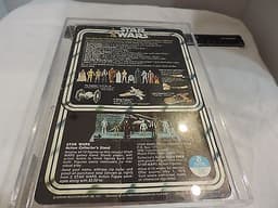 1977 Vintage Star Wars Chewbacca Figure AFA 75 Original 12 Back Green Crossbow