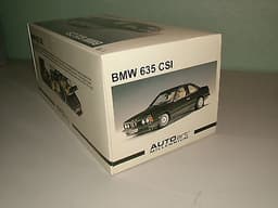 BMW 635 CSI by Auto Art in 1/18 Scale. Not minichamps.