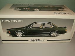 BMW 635 CSI by Auto Art in 1/18 Scale. Not minichamps.