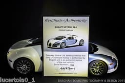 BUGATTI VEYRON AUTOART SCALE 1:12 IN BOX WITH PAPERS - RARE AND EXCLUSIVE! WOW!