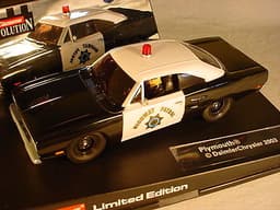 Carrera Plymouth Road Runner Highway Patrol 25787 Near MB 1/32 slot car.