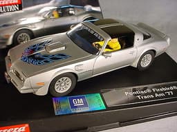 Carrera Pontiac Firebird Trans Am \'77 Silver Near MB 27299 1/32 slot car