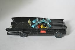 CORGI HUSKY BATMOBILE WITH ROBIN AND BATMAN DIE-CAST CAR