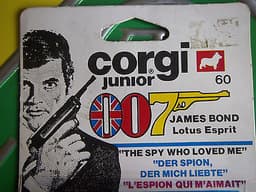 Corgi Junior 60 James Bond Lotus Esprit The Spy Who Loved Me Sealed