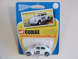 Corgi Juniors Whizzwheels No.3 VW 1300 Police Car